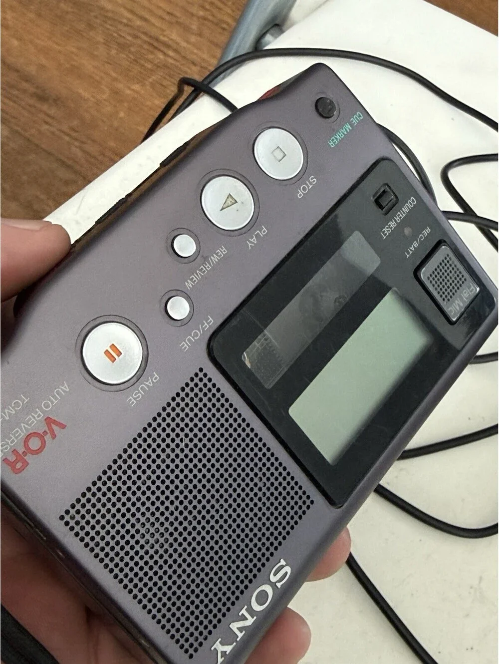 Sony TCM-77V Voice Recording Cassette Player Walkman  (not Working )